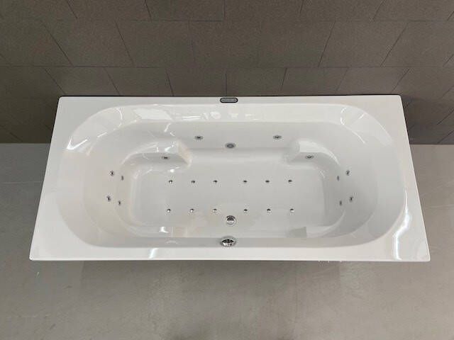 Xenz Society bubbelbad met Advance systeem 180x90 wit