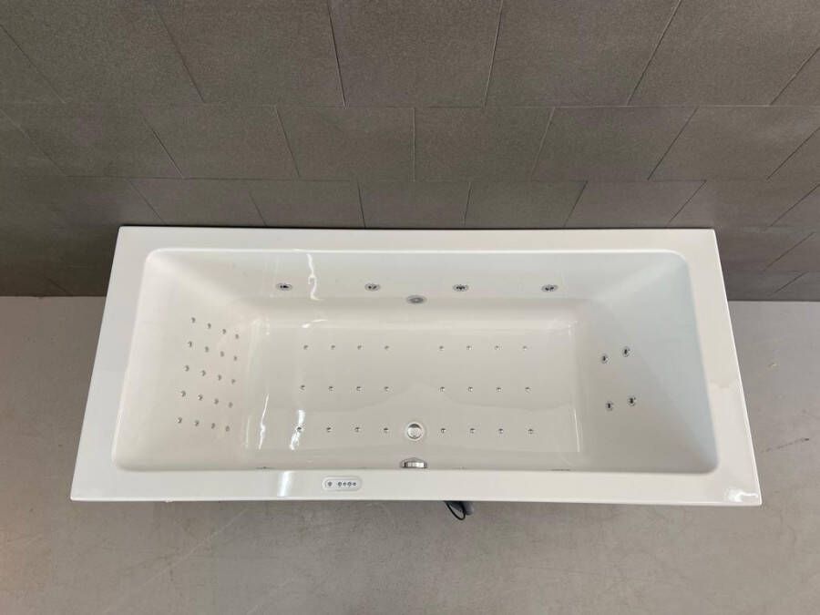 Xenz Society bubbelbad met Advance systeem 190x90 wit