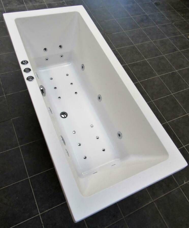 Saniclear Antique Stripes Pro inbouw badkraan verouderd messing