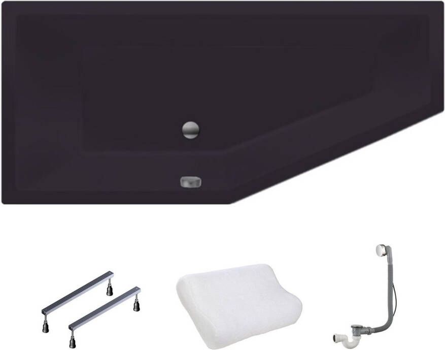 Xenz Society Compact Links bad 180x80 antraciet