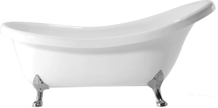 Xenz Victoria Vrijstaand bad 175x83x81cm met poten met afvoer Acryl wit Hoogglans 7013 01