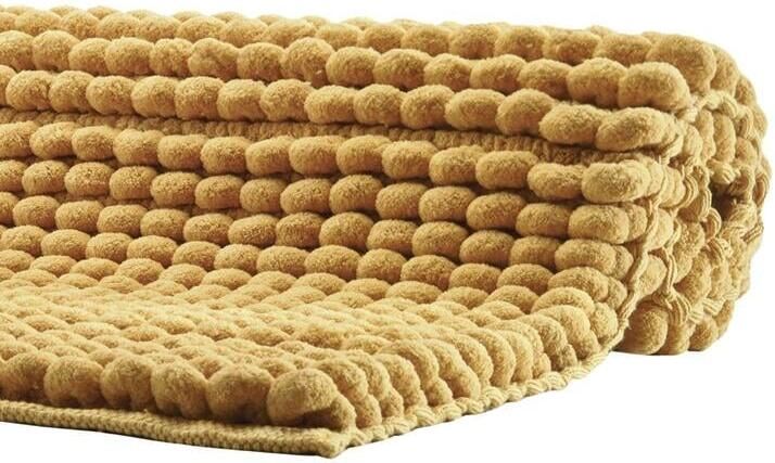 Aquanova Axel Badmat Ochre | 60 x 60 cm | Geel | Goud | Katoen | Polyester
