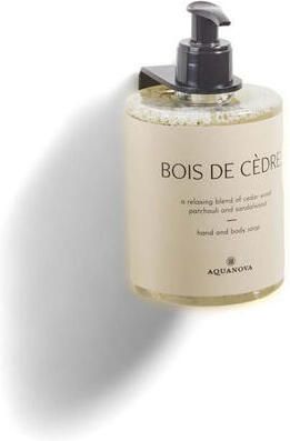 Aquanova Cyra Muurbeugel voor Paris Vloeibare zeep Black (zwart) CYRWBS-09