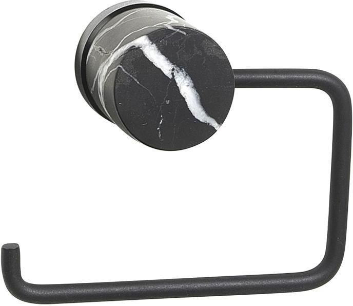 Aquanova Nero Toiletrolhouder wand Black (zwart) NERTPH-09