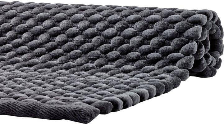 Aquanova Maks Badmat Dark Grey | 70 x 120 cm | Grijs | Katoen