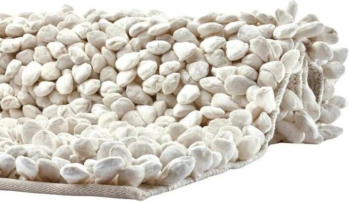 Aquanova Rocca Badmat Ivory | 60 x 100 cm | Ivoor | Katoen | Polyester