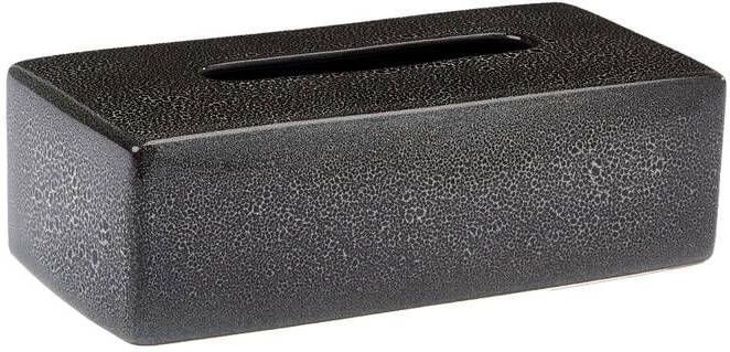 Aquanova Ugo Tissuehouder Olive Black | Zwart | Grijs | Stoneware