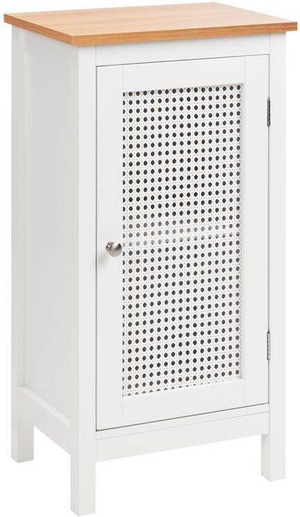 Beliani ALAMOS Badkamerkast Wit 30 x 75 cm MDF