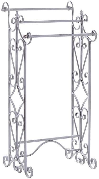 Beliani CHILLAN Handdoekstandaard-Grijs-IJzer