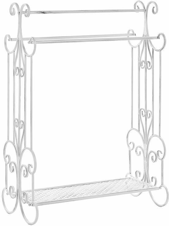 Beliani GLADIS Handdoekstandaard-Wit-IJzer