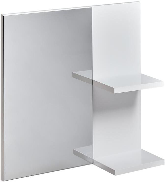 Beliani PELOTAS Spiegel met wandplank Wit Vezelplaat