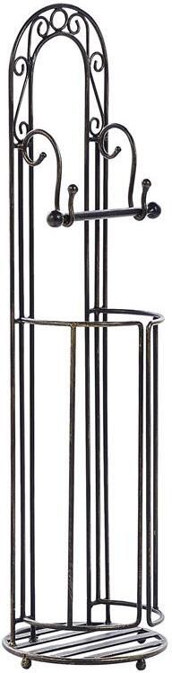 Beliani TEMUCO Toiletpapierhouder Zwart IJzer - Foto 1