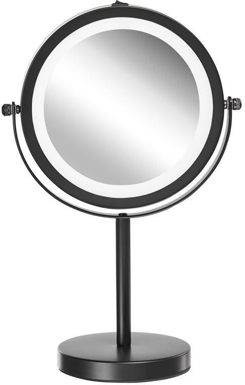 Beliani TUCHAN make-up spiegel Zwart IJzer