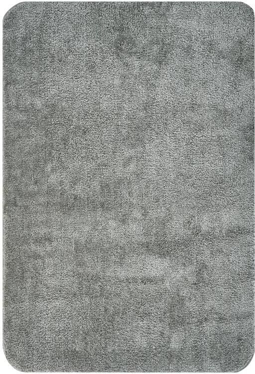 Beliani URLANA Badmat Grijs 60 x 90 cm Microvezels