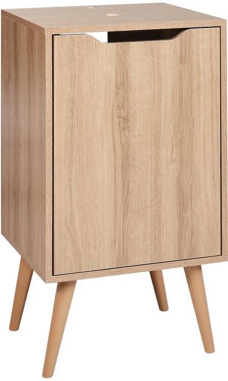 Beliani JUNIN Wastafelkast Lichtbruin 45 x 80 cm MDP