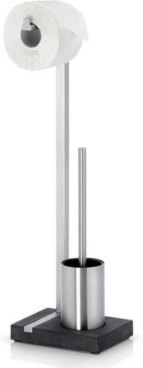 Blomus Toiletrolhouder En Borstel Menoto Design Mat RVS