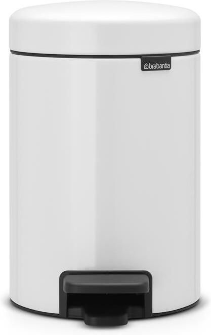Brabantia NewIcon Pedaalemmer 3 liter kunststof binnenemmer wit 112126