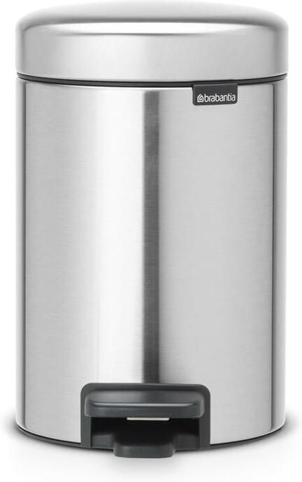 Brabantia NewIcon Pedaalemmer 3 liter kunststof binnenemmer matt steel fingerprint proof 112164