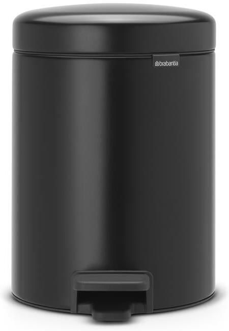 Brabantia NewIcon Pedaalemmer 5 liter kunststof binnenemmer matt black 112928