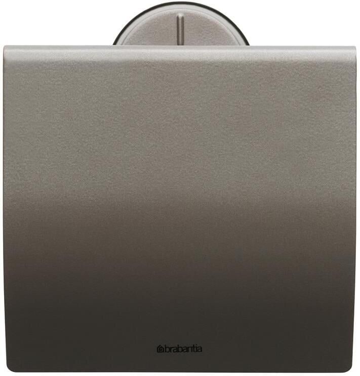 Brabantia Profile Toiletrolhouder met klep profile platinum 483363