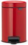 Brabantia NewIcon Pedaalemmer 3 liter kunststof binnenemmer passion red 112140 - Thumbnail 2