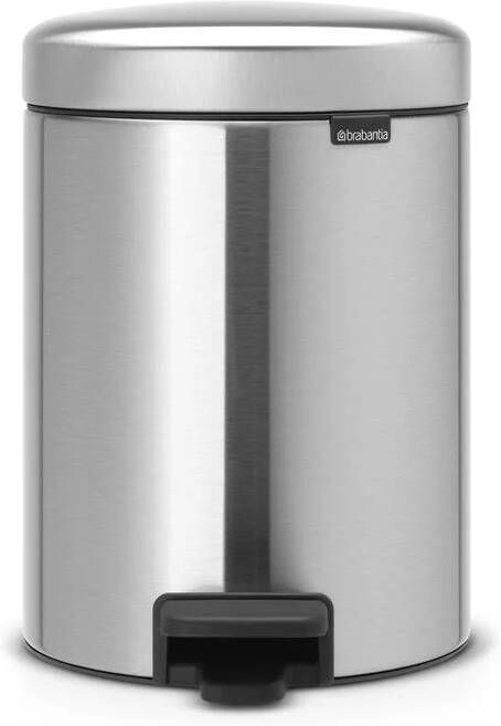 Brabantia NewIcon Pedaalemmer 5 Liter Vingerafdrukvrij