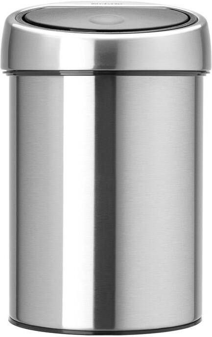 Brabantia Touch Bin Wandafvalemmer 3 Liter Mat