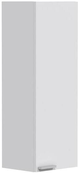 CALICOSY Hangende kolomkast met 1 deur H74 cm Wit