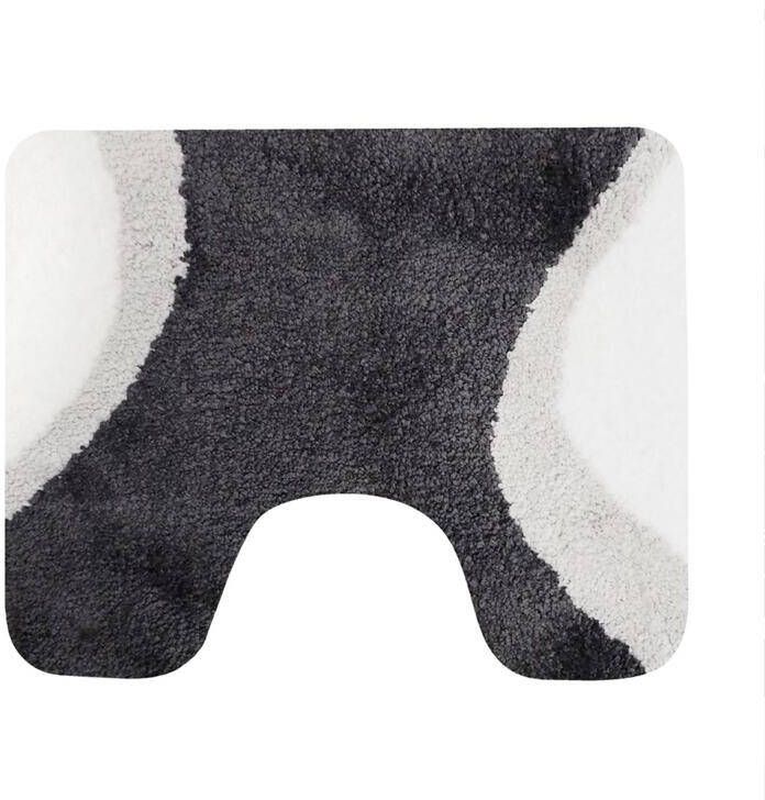 Dutch Decor Dutch House Toiletmat Metz 60x50cm grijs