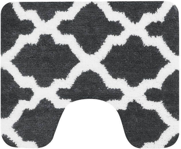 Dutch Decor Dutch House Toiletmat Toulon 60x50cm antraciet