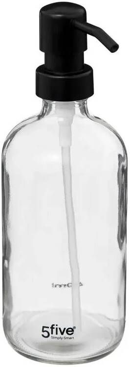 Five 5 Zeeppompje van glas transparant 450 ml