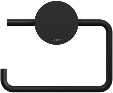 Geesa Opal toiletrolhouder zonder klep 13 8x1 9x11 3cm zwart - Foto 2