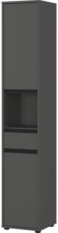 Germania Lemont Grafiet Badkamerkast Slim H181 cm