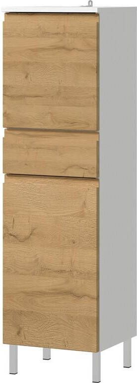 Germania Torrance Badkamerkast Small Wit | Eiken