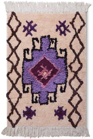 HKliving Bohemian Badmat Vloerkleed 60 x 90 cm