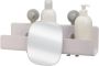 Joseph EasyStore Douche Organizer met Spiegel Groot Kunststof Wit - Thumbnail 2
