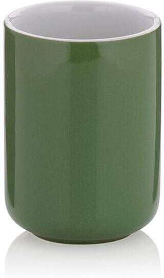 Kela Badkamer Drinkbeker Blad Groen | Isabella