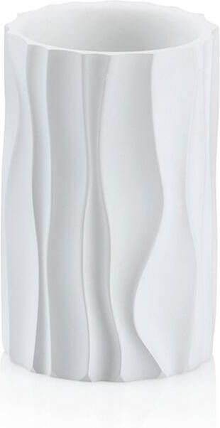 Kela Badkamer Drinkbeker Polyresin Wit | Merida