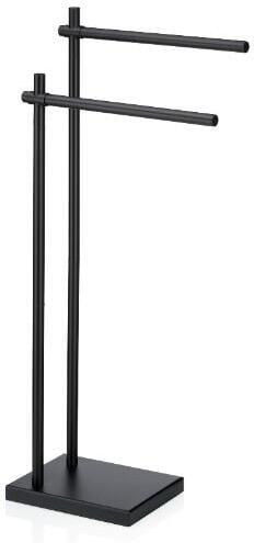 Kela Handdoekrek Vrijstaand Verstelbaar 79 x 23 x 18 cm RVS Zwart Ke