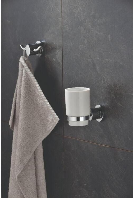 Kela Makira Toiletborstelhouder Wit - Foto 2