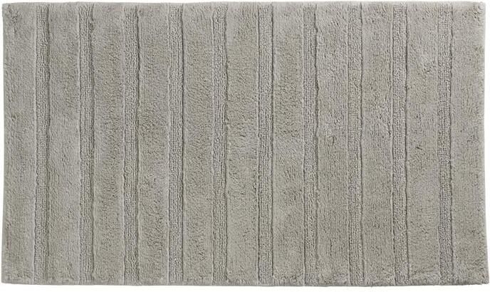 Kela Badmat 100 x 60 cm Katoen Zilvergrijs | Megan