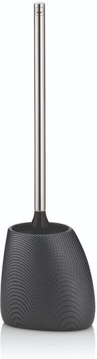 Kela toiletborstelhouder Moiree 46 x 13 cm keramiek zwart - Foto 1