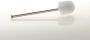 Kela wcborstel Limbio 7 5 x 35 5 cm RVS siliconen wit - Thumbnail 2