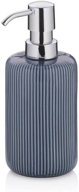 Kela Zeepdispenser 0.35 L Keramiek Rook Blauw | Ava