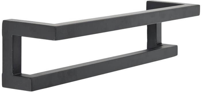 Loft42 Firm Wandhanddoekenrek Zwart Metaal