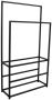 Loft42 Moca Handdoekenrek Dressboy Kledingrek 2 roedes Zwart Metaal - Thumbnail 2