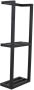 Loft42 Pim Wandhanddoekenhouder 2 laags Zwart Metaal - Thumbnail 2