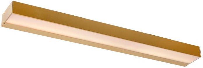 Lucide Alexa Wandlamp Badkamer LED 8W 3000K IP44 Mat Goud Messing