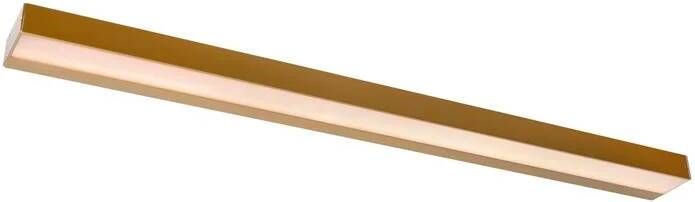 Lucide Alexa Wandlamp Badkamer LED 13W 3000K IP44 Mat Goud Messing