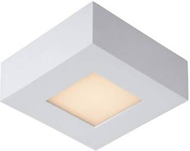 Lucide Brice-Led Plafonnière Badkamer LED 1x8W 3000K IP44 Wit